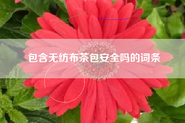 包含無(wú)紡布茶包安全嗎的詞條